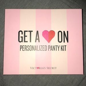 Victoria’s Secret personalized panty kit